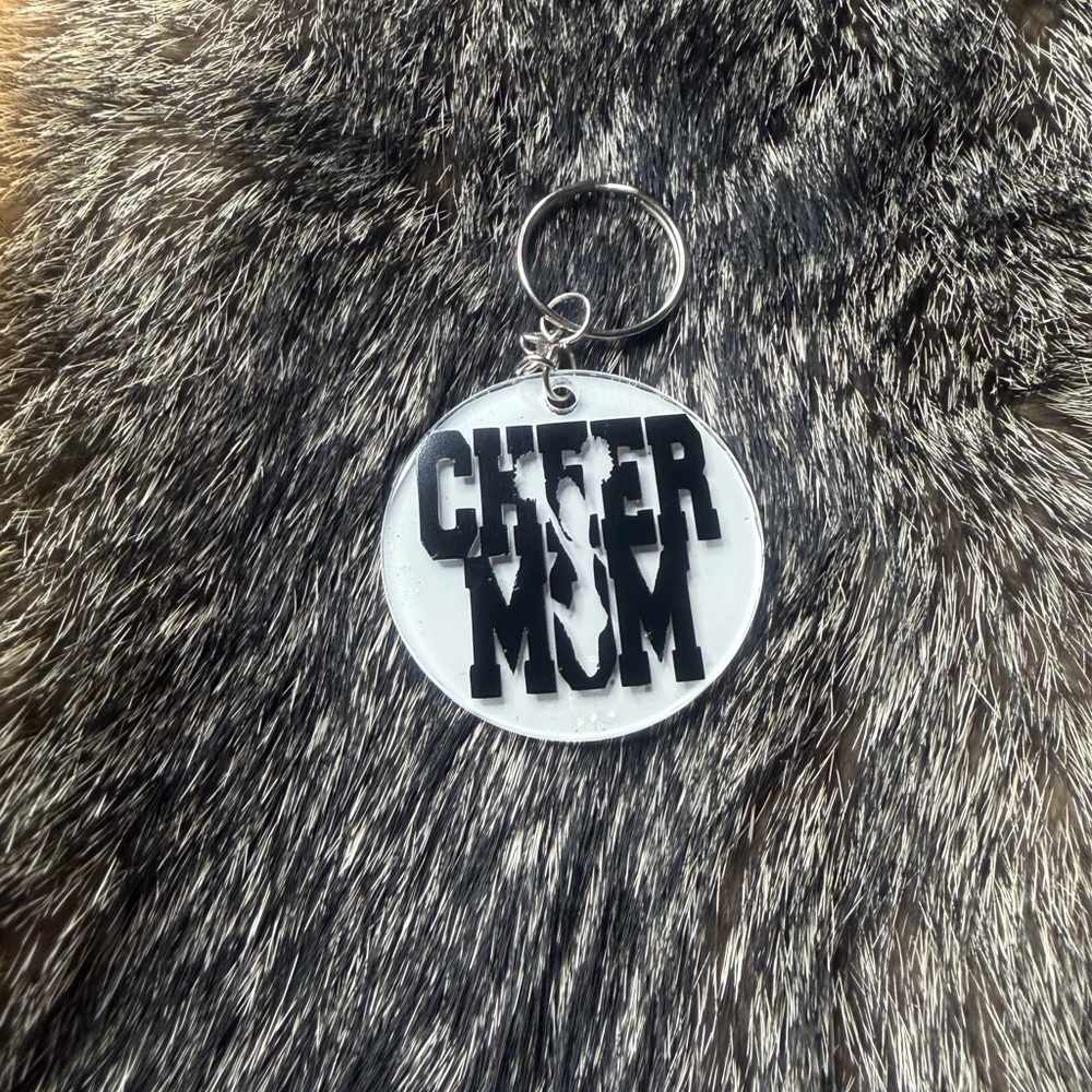 Cheer Mom Keychain